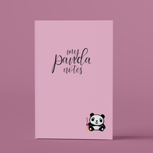 Carica l'immagine nel visualizzatore di Gallery, Block notes A5 Pencil Panda con copertina