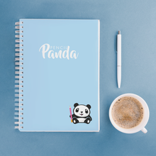 Carica l'immagine nel visualizzatore di Gallery, Quaderno spirale A4 Pencil Panda - Azzurro pieno