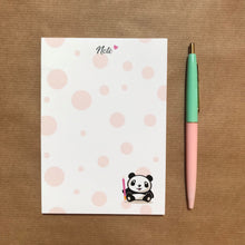 Carica l'immagine nel visualizzatore di Gallery, Block notes A6 Pencil Panda