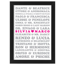 Carica l'immagine nel visualizzatore di Gallery, Quadretto "Eternal love" - Versione Letteratura