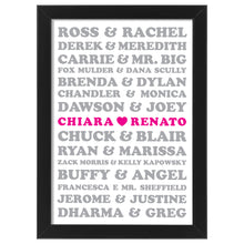 Carica l'immagine nel visualizzatore di Gallery, Quadretto "Eternal love" - Versione Serie tv