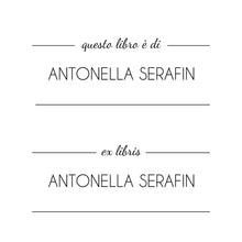 Carica l'immagine nel visualizzatore di Gallery, Timbro Ex libris personalizzato #2