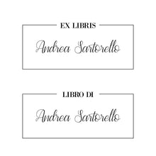 Carica l'immagine nel visualizzatore di Gallery, Timbro Ex libris personalizzato #5