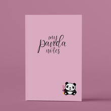 Carica l&#39;immagine nel visualizzatore di Gallery, Block notes A5 Pencil Panda con copertina
