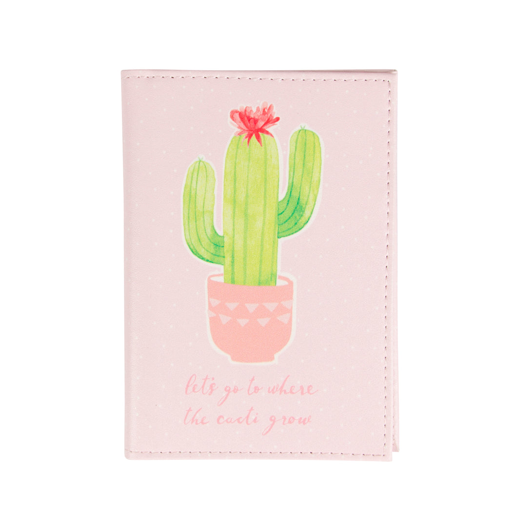 Porta passaporto Colourful Cactus
