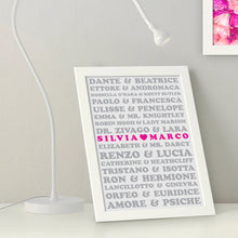 Carica l&#39;immagine nel visualizzatore di Gallery, Quadretto &quot;Eternal love&quot; - Versione Letteratura
