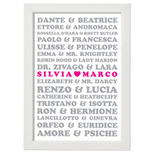 Carica l&#39;immagine nel visualizzatore di Gallery, Quadretto &quot;Eternal love&quot; - Versione Letteratura
