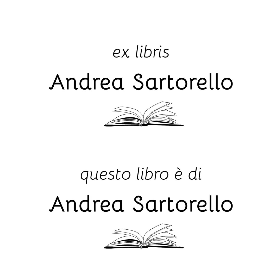 Timbro Ex libris personalizzato #4