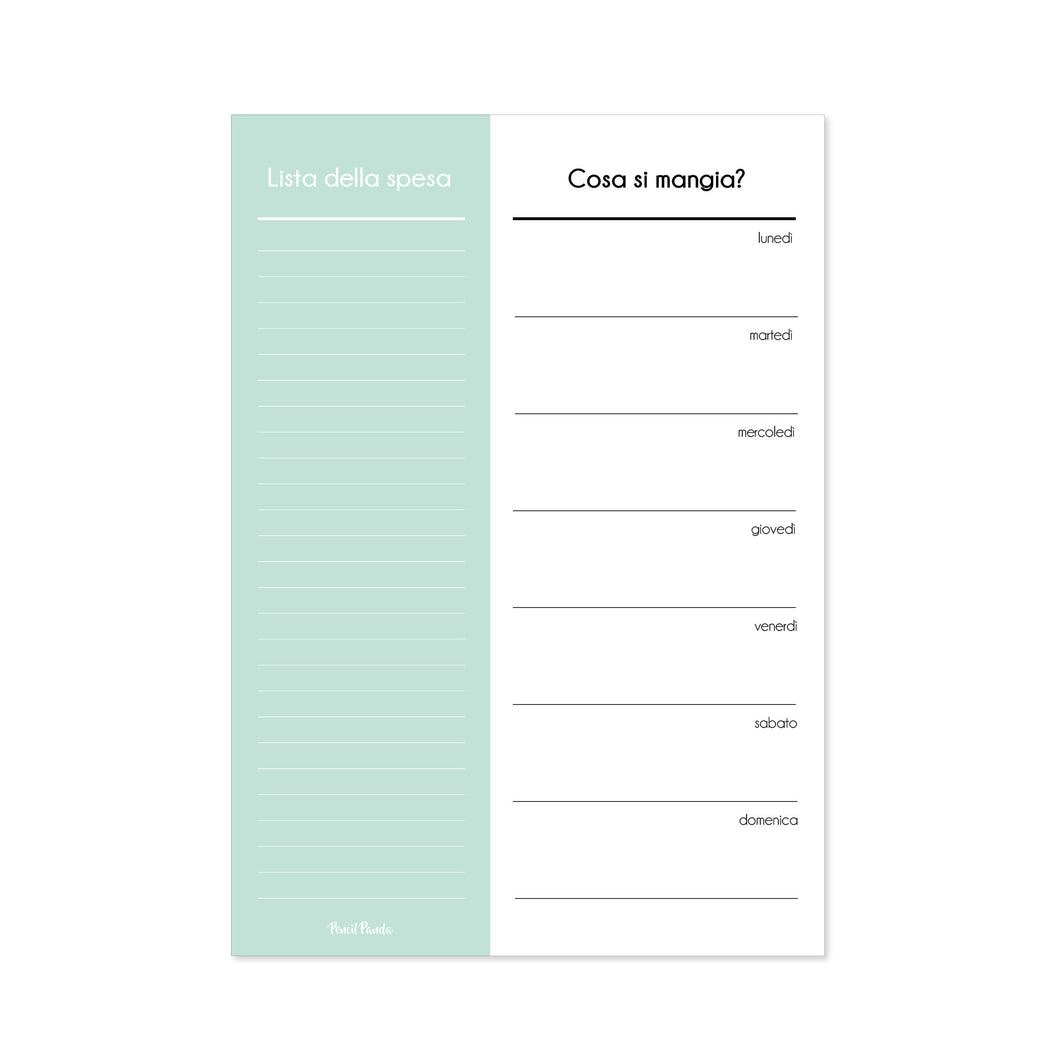 Meal Planner settimanale