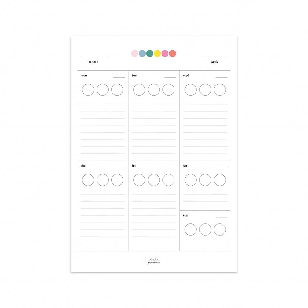 Planner settimanale A5 - Stick it
